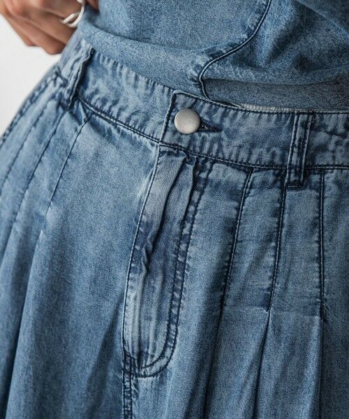 MAYSON GREY / メイソングレイ その他パンツ | バイオシルクデニムフレアパンツ≪洗濯機で洗える≫ | 詳細8