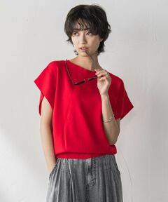 MAYSON GREY / メイソングレイ ニット・セーター | 【WEB限定】フレンチスリーブニットプルオーバー≪手洗い可能≫