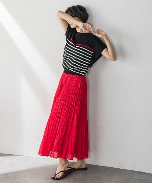 セール】 【WEB限定】フレンチスリーブニットプルオーバー