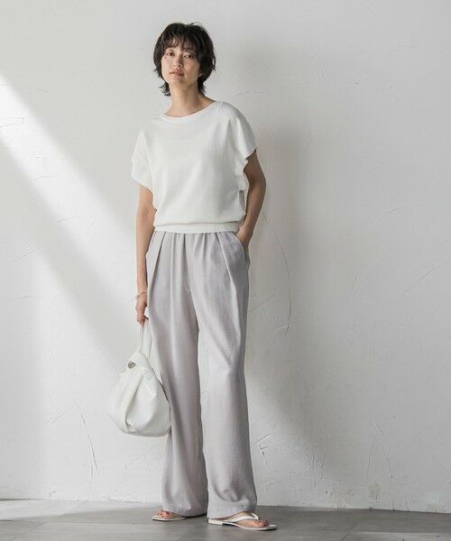 MAYSON GREY / メイソングレイ ニット・セーター | 【WEB限定】スパンコールフレンチスリーブニットプルオーバー≪手洗い可能≫ | 詳細4