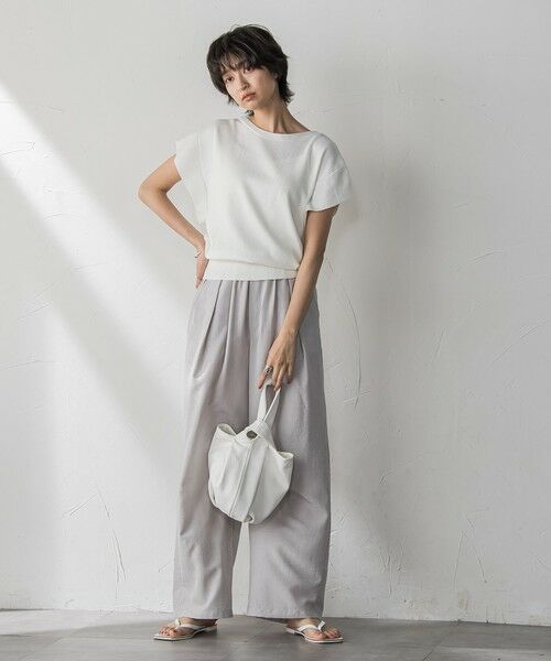 MAYSON GREY / メイソングレイ ニット・セーター | 【WEB限定】スパンコールフレンチスリーブニットプルオーバー≪手洗い可能≫ | 詳細5