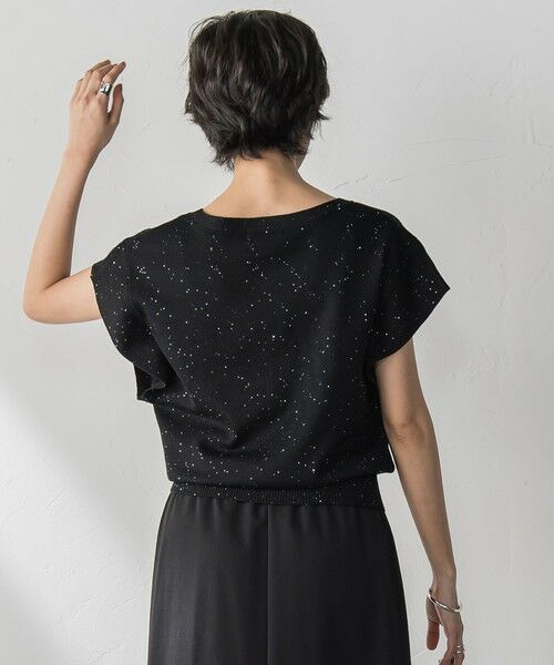 MAYSON GREY / メイソングレイ ニット・セーター | 【WEB限定】スパンコールフレンチスリーブニットプルオーバー≪手洗い可能≫ | 詳細12