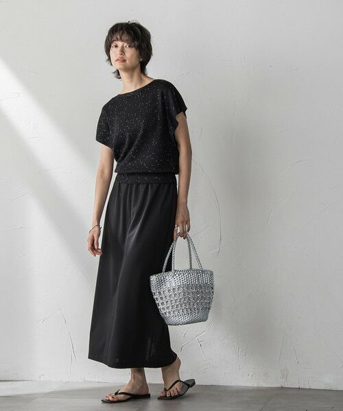 MAYSON GREY / メイソングレイ ニット・セーター | 【WEB限定】スパンコールフレンチスリーブニットプルオーバー≪手洗い可能≫ | 詳細14