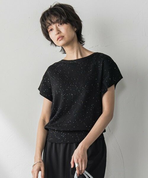 MAYSON GREY / メイソングレイ ニット・セーター | 【WEB限定】スパンコールフレンチスリーブニットプルオーバー≪手洗い可能≫ | 詳細11