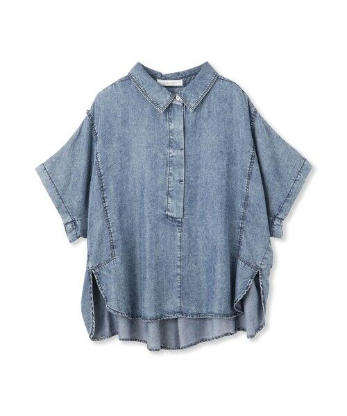 MAYSON GREY / メイソングレイ シャツ・ブラウス | バイオシルクデニムブラウス≪洗濯機で洗える≫ | 詳細9