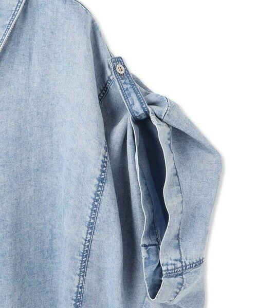 MAYSON GREY / メイソングレイ シャツ・ブラウス | バイオシルクデニムブラウス≪洗濯機で洗える≫ | 詳細22