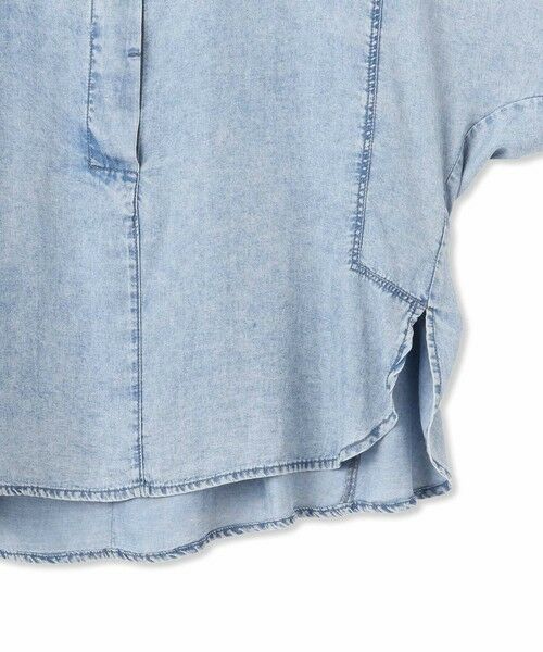 MAYSON GREY / メイソングレイ シャツ・ブラウス | バイオシルクデニムブラウス≪洗濯機で洗える≫ | 詳細23