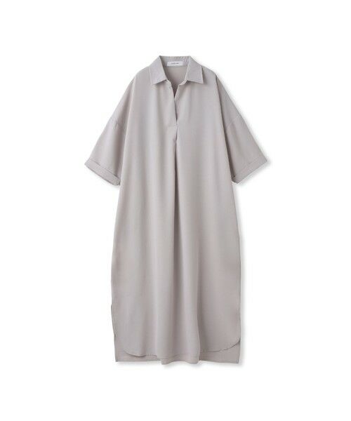 MAYSON GREY / メイソングレイ ロング・マキシ丈ワンピース | 【WEB限定】スキッパーチュニックワンピース≪洗濯機で洗える≫ | 詳細15