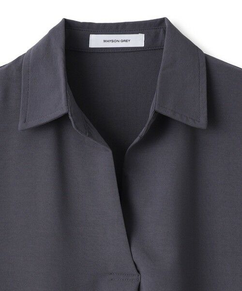 MAYSON GREY / メイソングレイ ロング・マキシ丈ワンピース | 【WEB限定】スキッパーチュニックワンピース≪洗濯機で洗える≫ | 詳細21