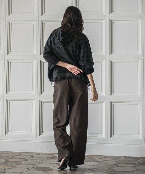 MAYSON GREY / メイソングレイ テーラードジャケット | シアーオーガンジー長袖フードブルゾン≪手洗い可能≫ | 詳細6