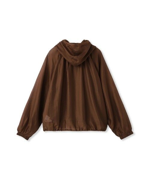 MAYSON GREY / メイソングレイ テーラードジャケット | シアーオーガンジー長袖フードブルゾン≪手洗い可能≫ | 詳細17
