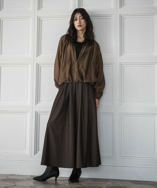 MAYSON GREY / メイソングレイ テーラードジャケット | シアーオーガンジー長袖フードブルゾン≪手洗い可能≫ | 詳細12