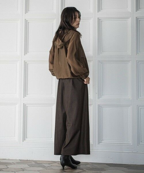 MAYSON GREY / メイソングレイ テーラードジャケット | シアーオーガンジー長袖フードブルゾン≪手洗い可能≫ | 詳細15