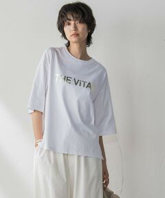 MAYSON GREY / メイソングレイ カットソー | 箔プリントロゴTシャツ≪手洗い可能≫