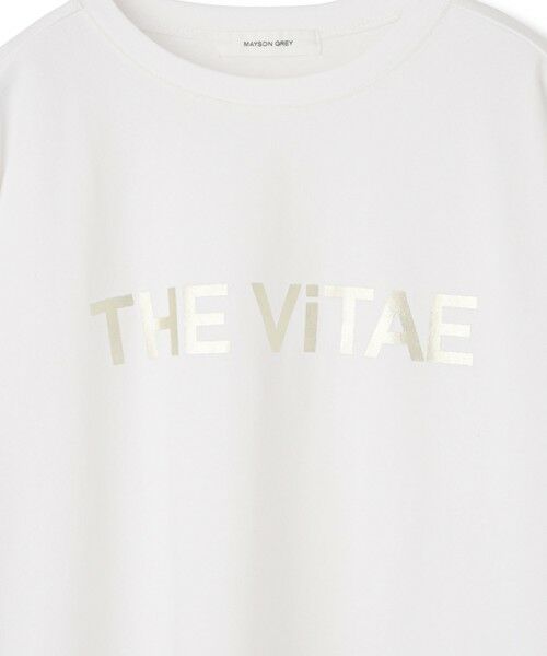 MAYSON GREY / メイソングレイ カットソー | 箔プリントロゴTシャツ≪手洗い可能≫ | 詳細17