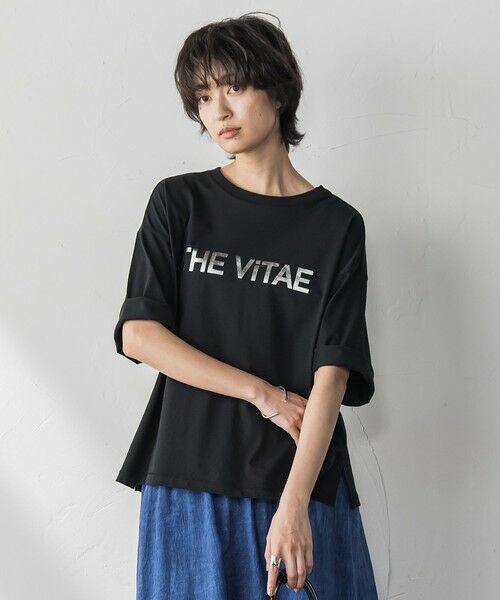 MAYSON GREY / メイソングレイ カットソー | 箔プリントロゴTシャツ≪手洗い可能≫ | 詳細24