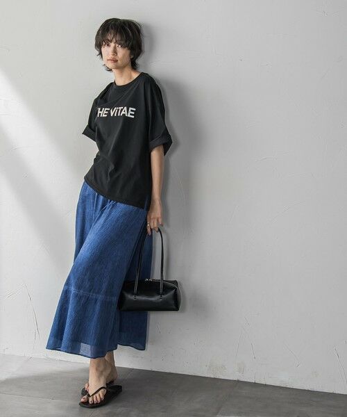 MAYSON GREY / メイソングレイ カットソー | 箔プリントロゴTシャツ≪手洗い可能≫ | 詳細28