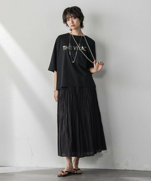 MAYSON GREY / メイソングレイ カットソー | 箔プリントロゴTシャツ≪手洗い可能≫ | 詳細30