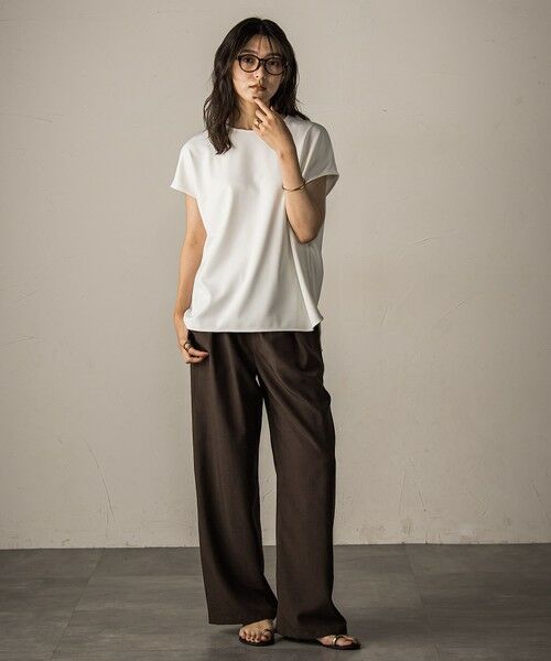 MAYSON GREY / メイソングレイ カットソー | 叶えるマルチフレンチスリーブプルオーバー≪洗濯機で洗える≫ | 詳細4