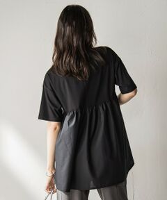 MAYSON GREY / メイソングレイ カットソー | 【WEB限定】前後ドッキングフレアTシャツ≪接触冷感/洗濯機で洗える≫