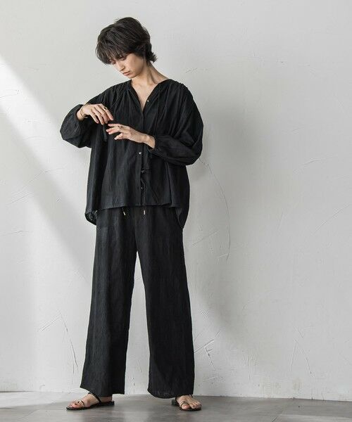 MAYSON GREY / メイソングレイ その他パンツ | ペイズリー総刺繍綿ボイルストレートパンツ≪手洗い可能≫ | 詳細18