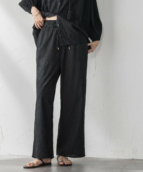 MAYSON GREY / メイソングレイ その他パンツ | ペイズリー総刺繍綿ボイルストレートパンツ≪手洗い可能≫ | 詳細13