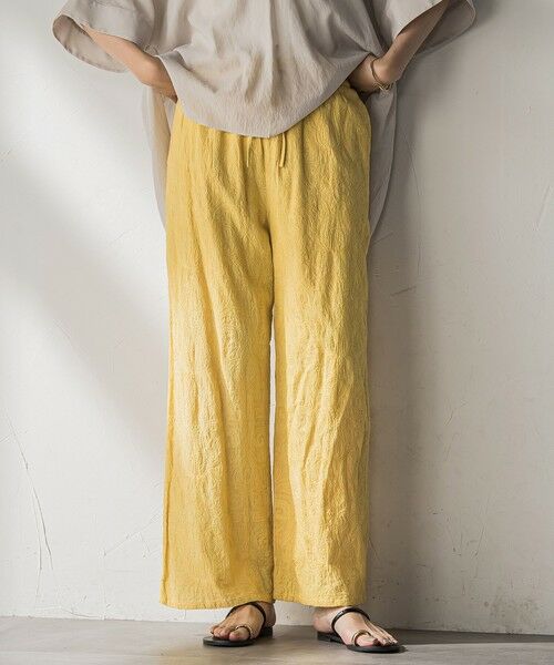 MAYSON GREY / メイソングレイ その他パンツ | ペイズリー総刺繍綿ボイルストレートパンツ≪手洗い可能≫ | 詳細22