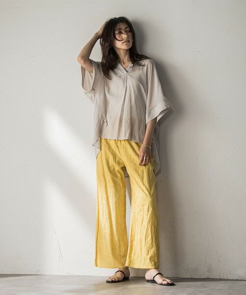 MAYSON GREY / メイソングレイ その他パンツ | ペイズリー総刺繍綿ボイルストレートパンツ≪手洗い可能≫ | 詳細24