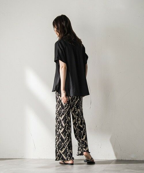 MAYSON GREY / メイソングレイ その他パンツ | 【WEB限定】オリエンタル柄クリスタルプリーツパンツ≪手洗い可能≫ | 詳細6