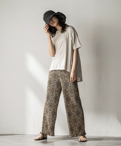 MAYSON GREY / メイソングレイ その他パンツ | 【WEB限定】オリエンタル柄クリスタルプリーツパンツ≪手洗い可能≫ | 詳細19