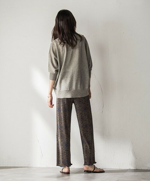 MAYSON GREY / メイソングレイ その他パンツ | 【WEB限定】オリエンタル柄クリスタルプリーツパンツ≪手洗い可能≫ | 詳細27