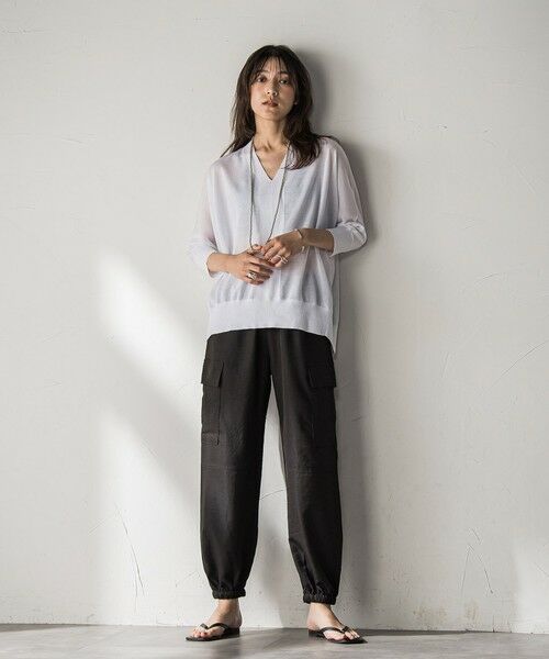 MAYSON GREY / メイソングレイ その他パンツ | 【WEB限定】パラシュートカーゴパンツ≪洗濯機で洗える≫ | 詳細4