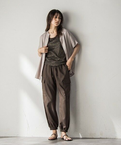 MAYSON GREY / メイソングレイ その他パンツ | 【WEB限定】パラシュートカーゴパンツ≪洗濯機で洗える≫ | 詳細15