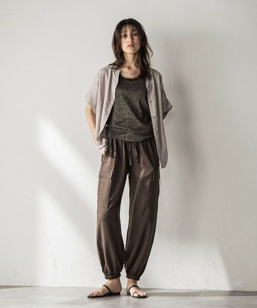 MAYSON GREY / メイソングレイ その他パンツ | 【WEB限定】パラシュートカーゴパンツ≪洗濯機で洗える≫ | 詳細16