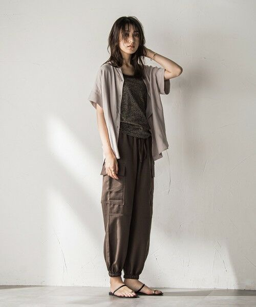 MAYSON GREY / メイソングレイ その他パンツ | 【WEB限定】パラシュートカーゴパンツ≪洗濯機で洗える≫ | 詳細17