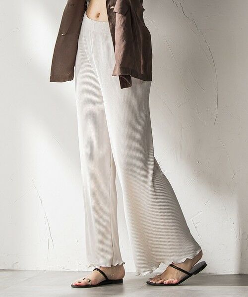 MAYSON GREY / メイソングレイ その他パンツ | 【WEB限定】クリスタルプリーツパンツ≪手洗い可能≫ | 詳細2