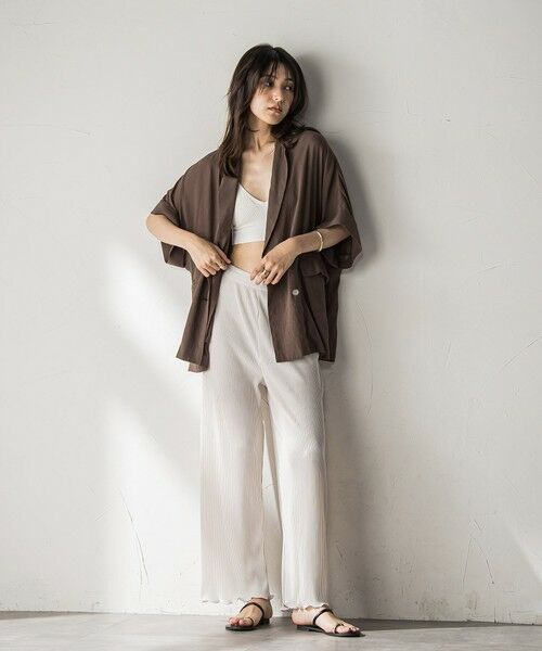 MAYSON GREY / メイソングレイ その他パンツ | 【WEB限定】クリスタルプリーツパンツ≪手洗い可能≫ | 詳細3