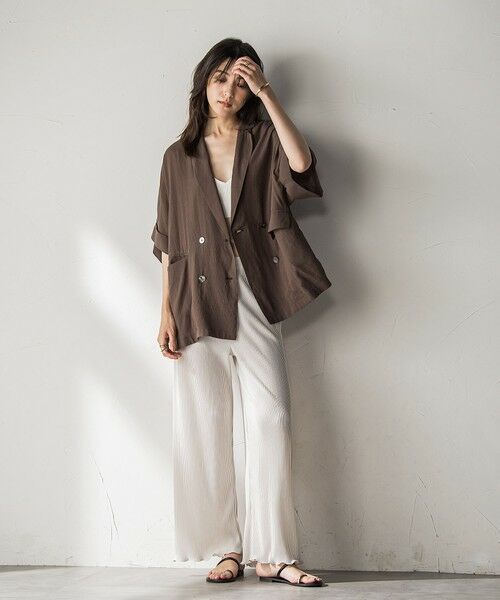 MAYSON GREY / メイソングレイ その他パンツ | 【WEB限定】クリスタルプリーツパンツ≪手洗い可能≫ | 詳細4