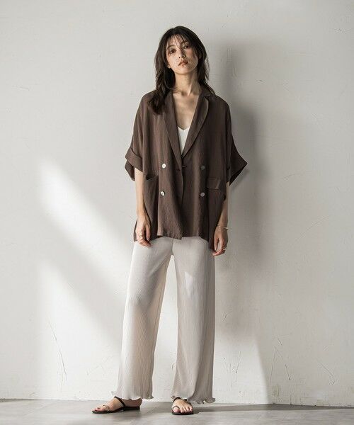 MAYSON GREY / メイソングレイ その他パンツ | 【WEB限定】クリスタルプリーツパンツ≪手洗い可能≫ | 詳細5