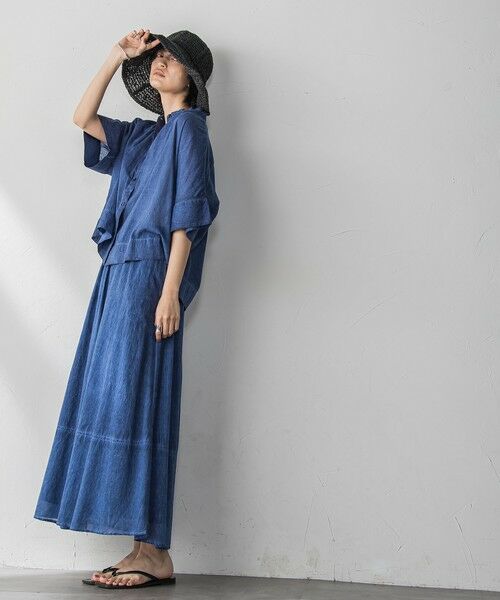 MAYSON GREY / メイソングレイ ミニ・ひざ丈スカート | タイダイギャザーフレアスカート≪手洗い可能≫ | 詳細12