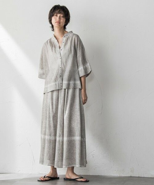 MAYSON GREY / メイソングレイ ミニ・ひざ丈スカート | タイダイギャザーフレアスカート≪手洗い可能≫ | 詳細18