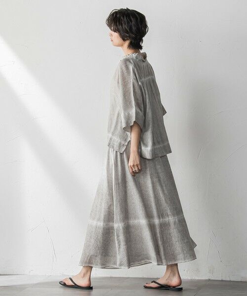 MAYSON GREY / メイソングレイ ミニ・ひざ丈スカート | タイダイギャザーフレアスカート≪手洗い可能≫ | 詳細19