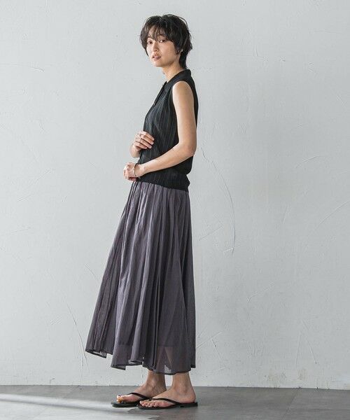 MAYSON GREY / メイソングレイ ニット・セーター | 【WEB限定】シアーノースリーブニットプルオーバー≪手洗い可能≫ | 詳細8