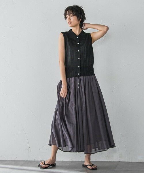 MAYSON GREY / メイソングレイ ニット・セーター | 【WEB限定】シアーノースリーブニットプルオーバー≪手洗い可能≫ | 詳細9