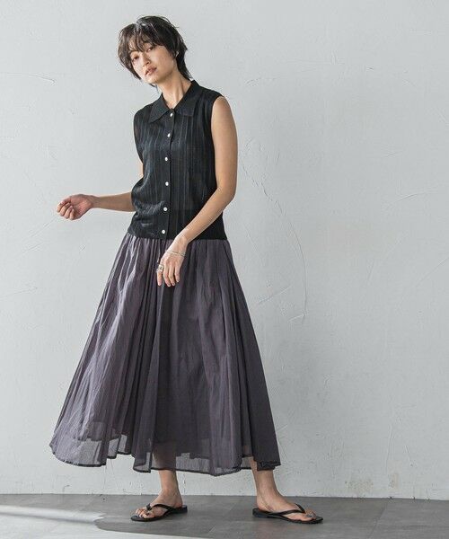 MAYSON GREY / メイソングレイ ニット・セーター | 【WEB限定】シアーノースリーブニットプルオーバー≪手洗い可能≫ | 詳細10