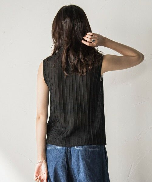 MAYSON GREY / メイソングレイ ニット・セーター | 【WEB限定】シアーノースリーブニットプルオーバー≪手洗い可能≫ | 詳細3