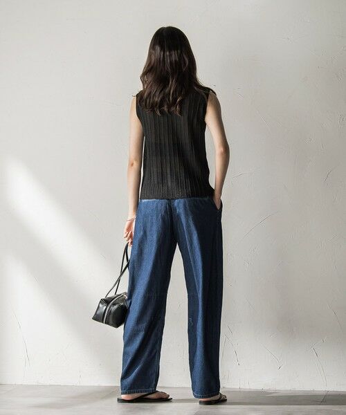 MAYSON GREY / メイソングレイ ニット・セーター | 【WEB限定】シアーノースリーブニットプルオーバー≪手洗い可能≫ | 詳細6