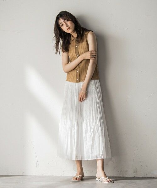 MAYSON GREY / メイソングレイ ニット・セーター | 【WEB限定】シアーノースリーブニットプルオーバー≪手洗い可能≫ | 詳細17