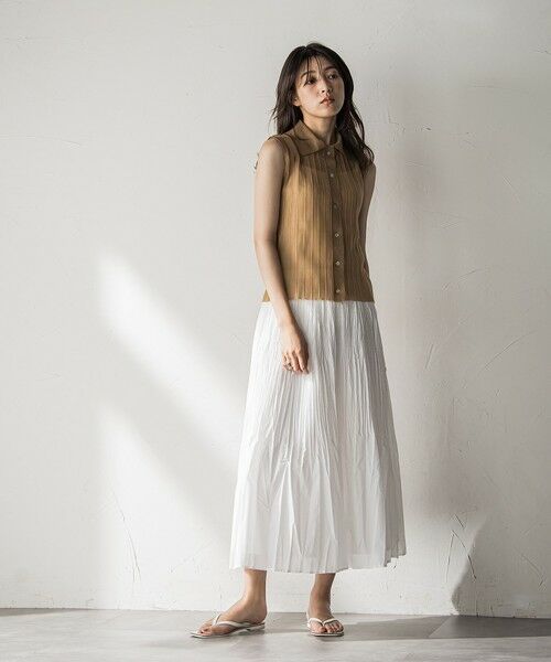 MAYSON GREY / メイソングレイ ニット・セーター | 【WEB限定】シアーノースリーブニットプルオーバー≪手洗い可能≫ | 詳細18