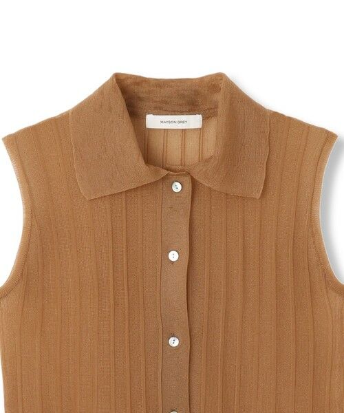 MAYSON GREY / メイソングレイ ニット・セーター | 【WEB限定】シアーノースリーブニットプルオーバー≪手洗い可能≫ | 詳細22